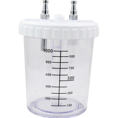 2l PP Portable Oxygen Regulator ABS Vacuum Suction Jar